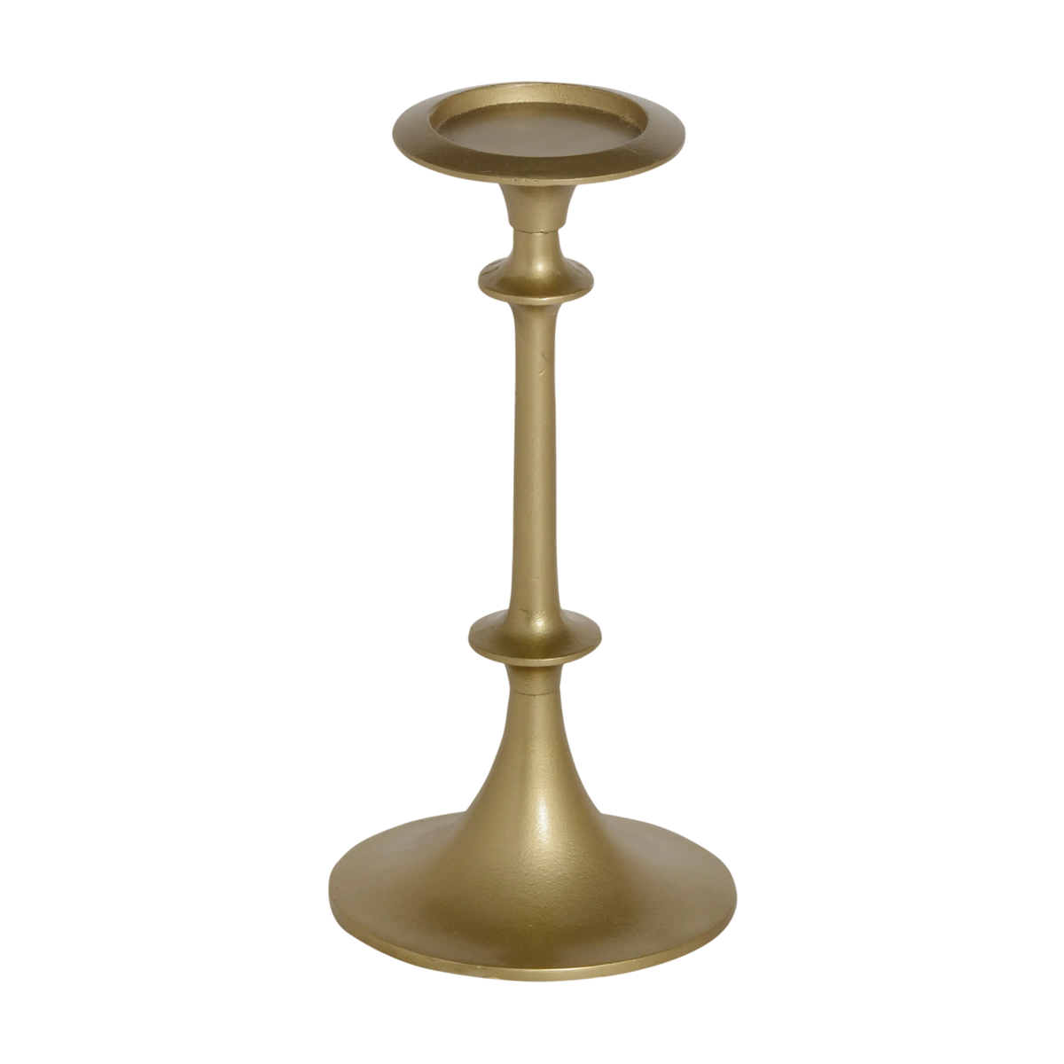 Candle holder ALU RAW/NEWBRONZE 16x16x34