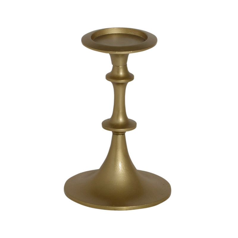 Kaarsenhouder ALU RAW/NEWBRONZE 16x16x25
