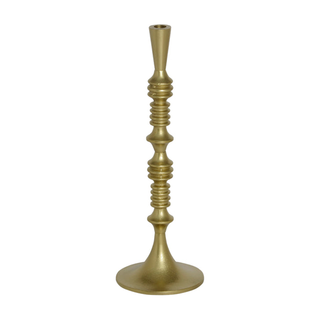 SALE Candle holder ALU RAW/GOLD 16x16x47