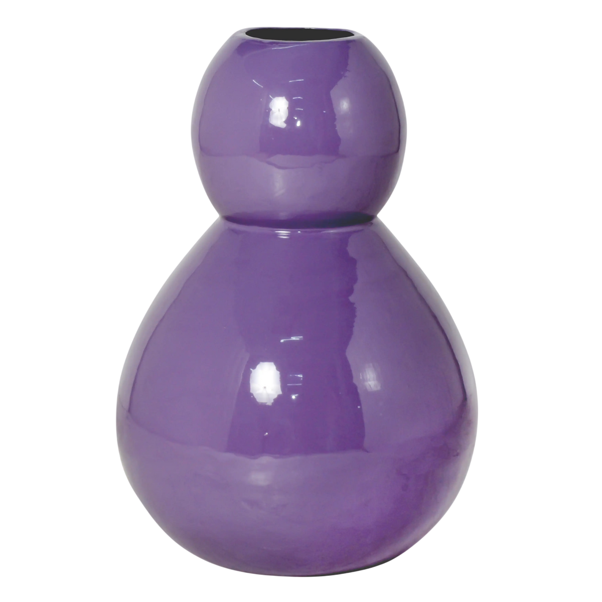 Vase IR/ENAMEL lavender 21x21x30