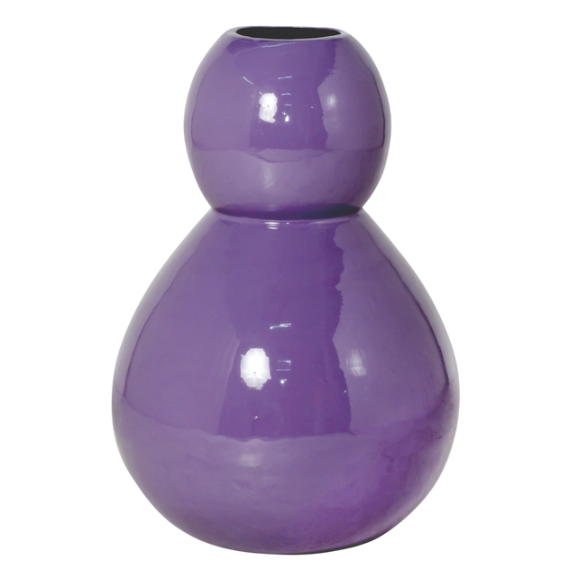 Vase IR/ENAMEL lavender 21x21x30
