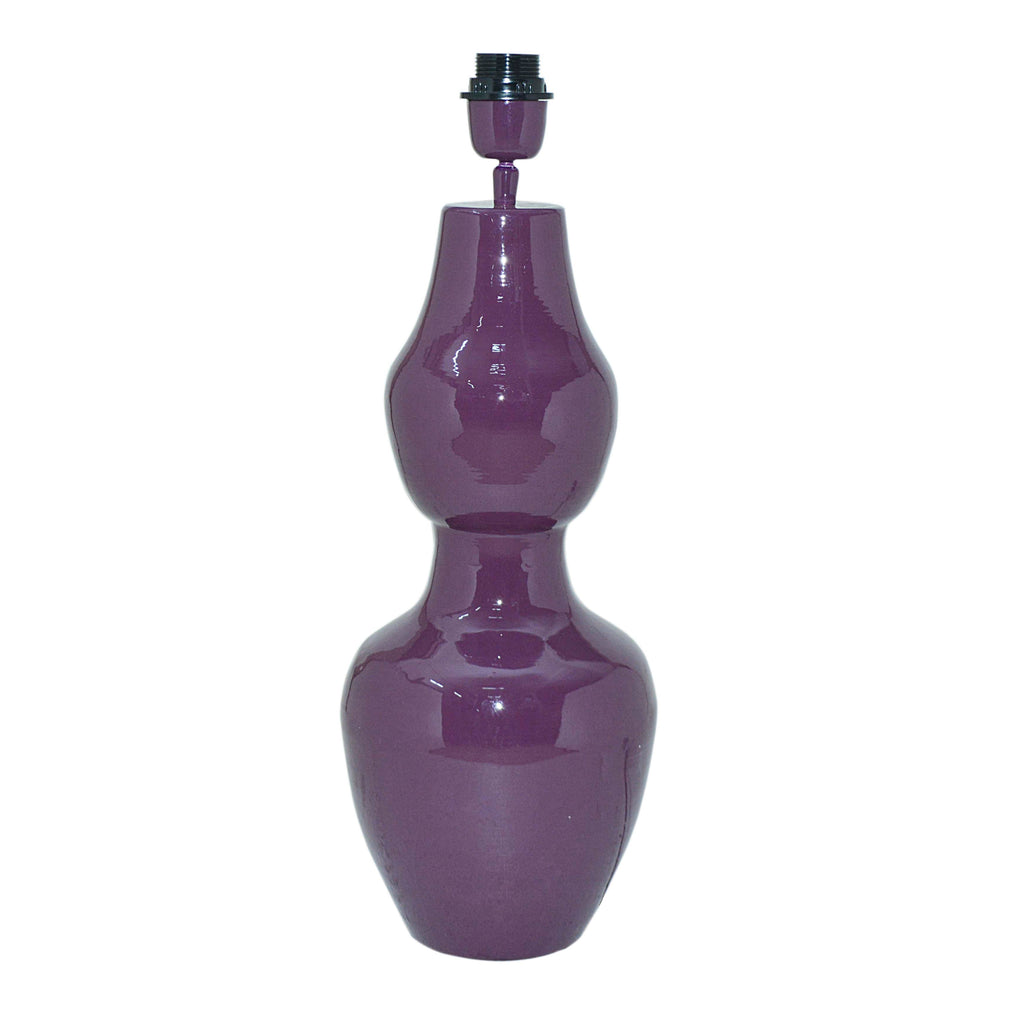 Table lamp dark purple enamel IR 19x19x55