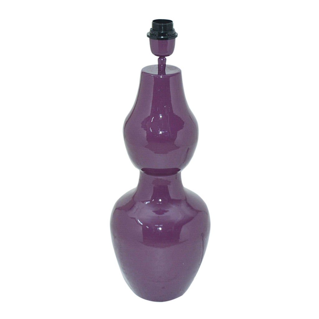 Table lamp dark purple enamel IR 19x19x55