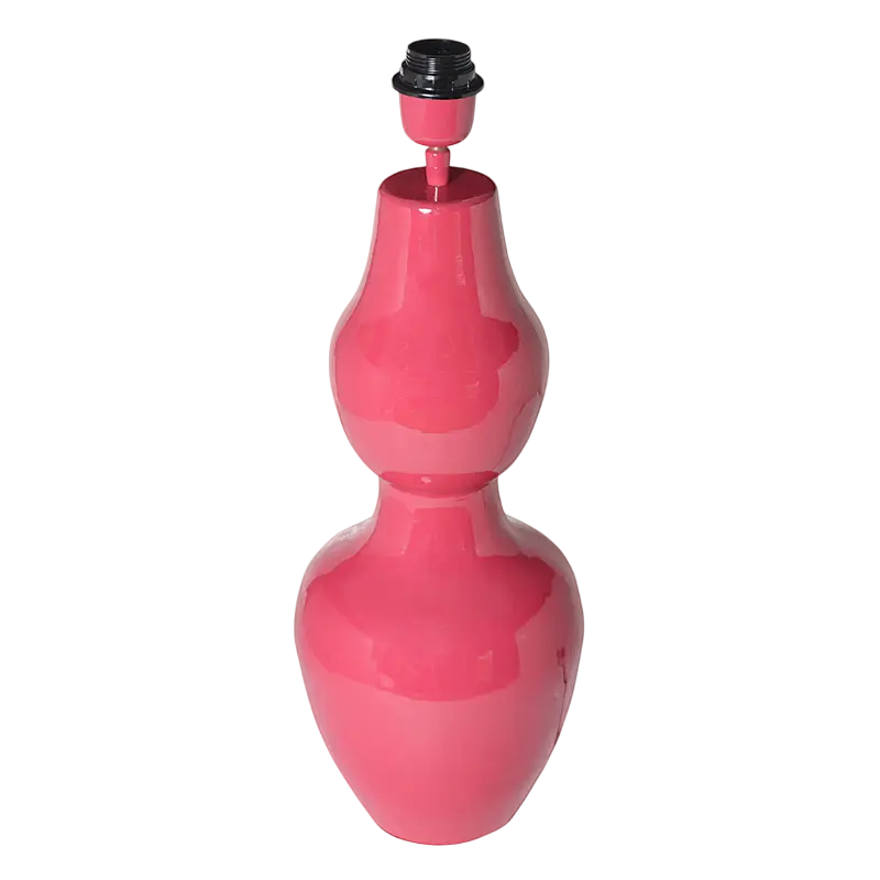 Table lamp fuchsia enamel IR 19x19x55