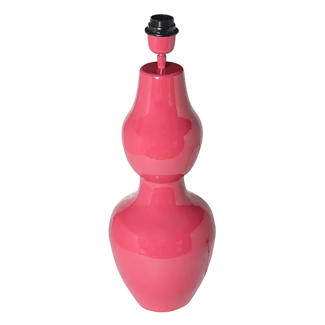 Table lamp fuchsia enamel IR 19x19x55