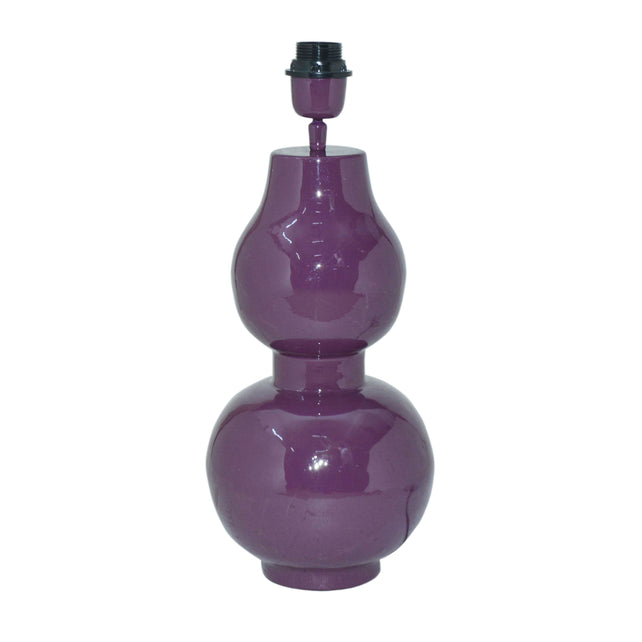 Table lamp dark purple enamel IR 20x20x44