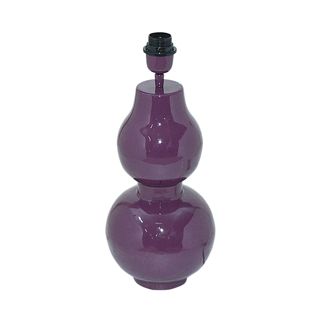 Table lamp dark purple enamel IR 20x20x44