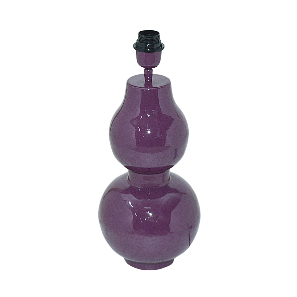 Table lamp dark purple enamel IR 20x20x44