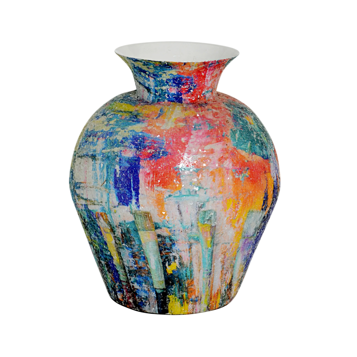 Vase colorful mosaic IR 24x24x28