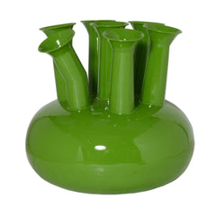 Vase 7 mouth leaf enamel IR 39x39x38