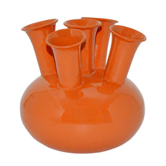 Vase 5 mouth papaya enamel IR 23x23x23