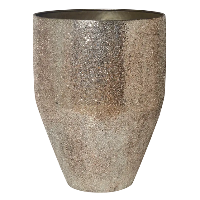 Vase champagnegold mosaic IR 55x55x73