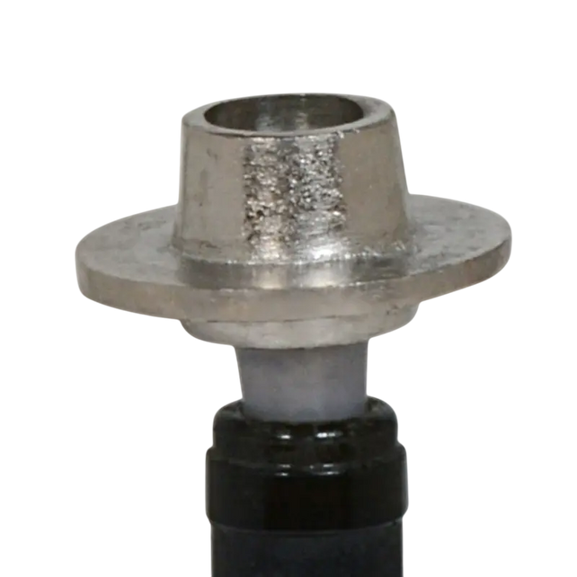 Bottle stopper dinner candle ALU RAW/NI 8x8x9