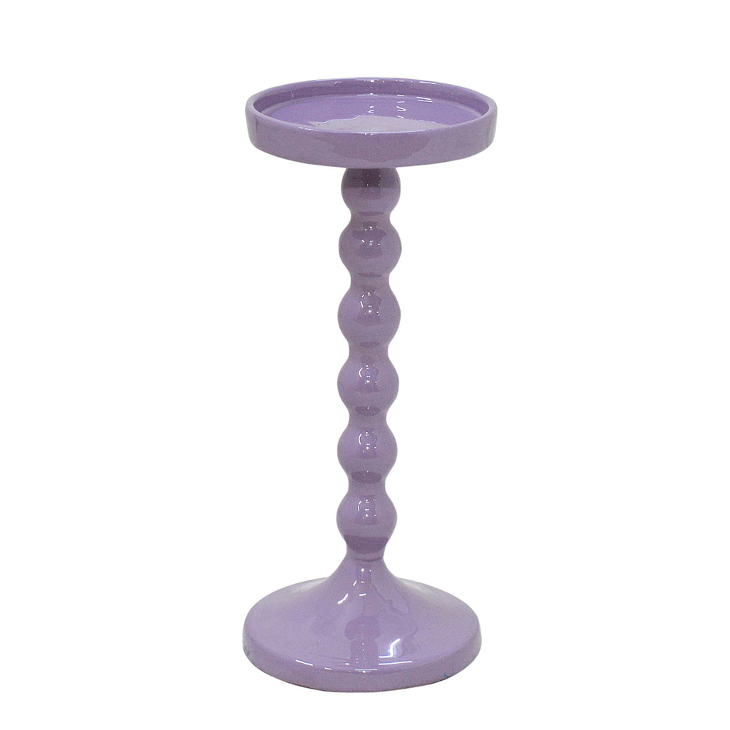 Kandelaar lavendel email ALU RAW 13x13x27