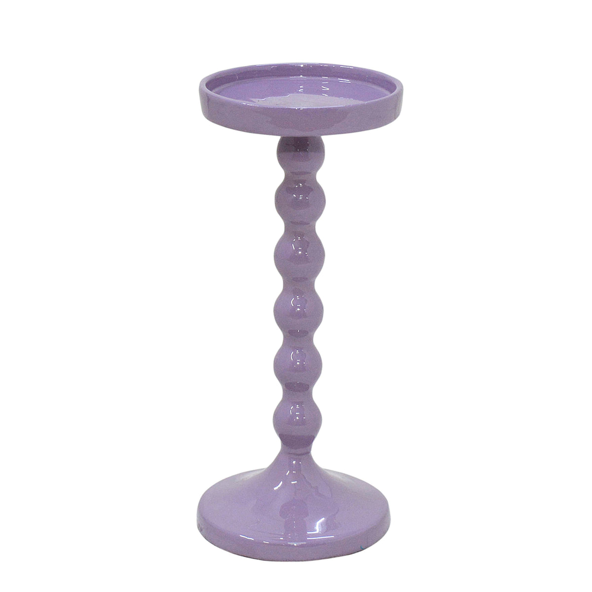 Kandelaar lavendel email ALU RAW 13x13x27