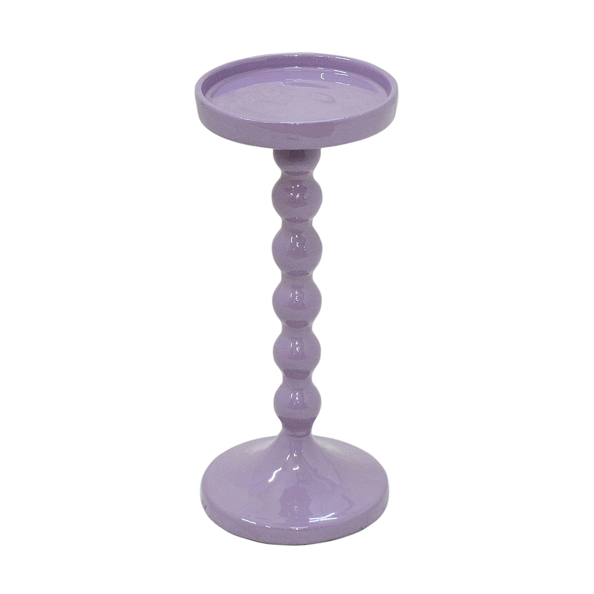 Kandelaar lavendel email ALU RAW 13x13x27