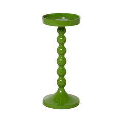 Candle holder leaf enamel ALU RAW 13x13x27