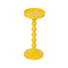 Candle holder sunshine enamel ALU RAW 13x13x27