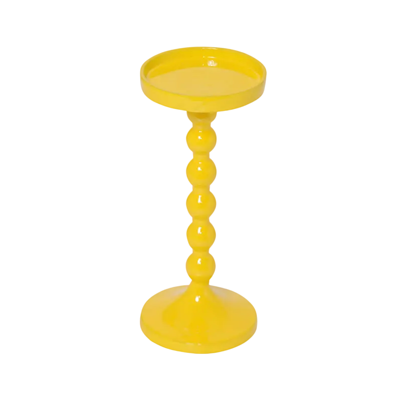 Candle holder sunshine enamel ALU RAW 13x13x27