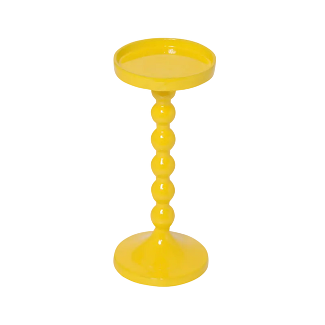 Candle holder sunshine enamel ALU RAW 13x13x27