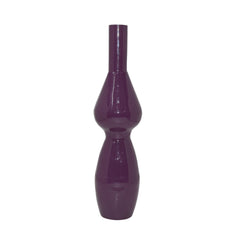 Vase dark purple enamel IR 20x20x80