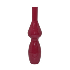 Vase fuchsia enamel IR 20x20x80