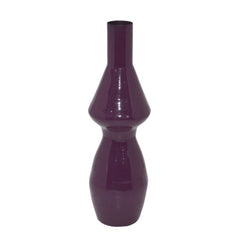 Vase dark purple enamel IR 20x20x60