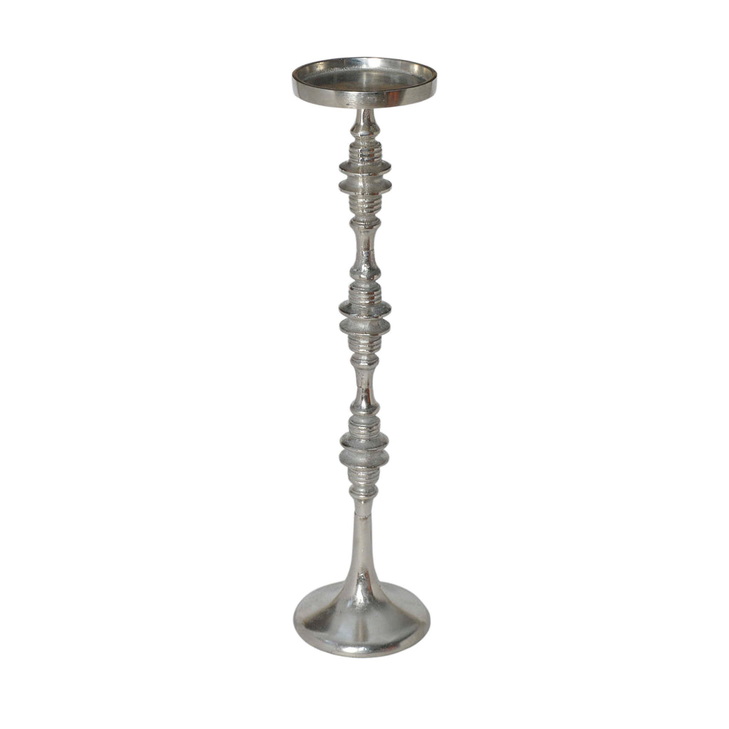 OUTLET Candle holder ALU RAW/NI 13x13x55