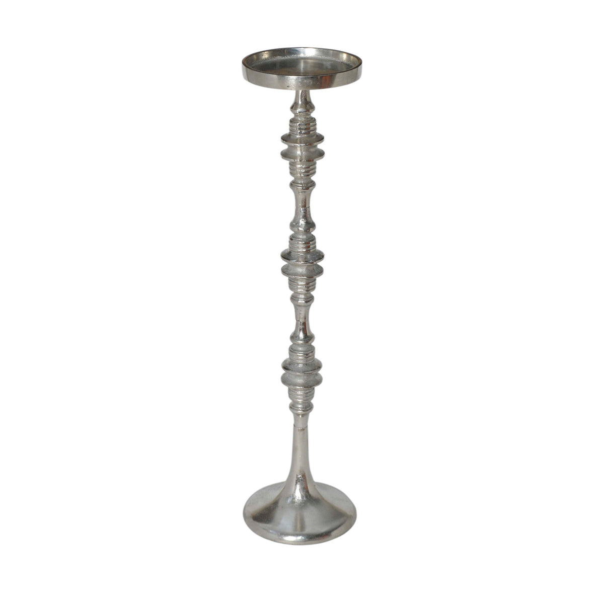 OUTLET Candle holder ALU RAW/NI 13x13x55