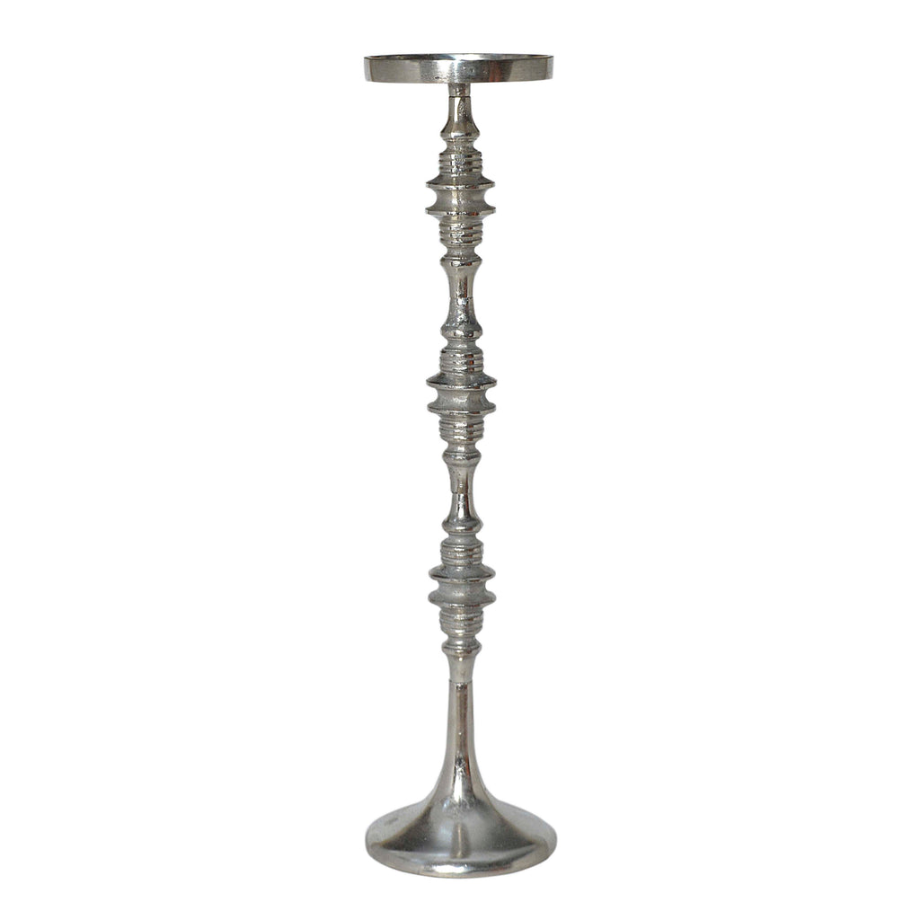 OUTLET Candle holder ALU RAW/NI 13x13x55