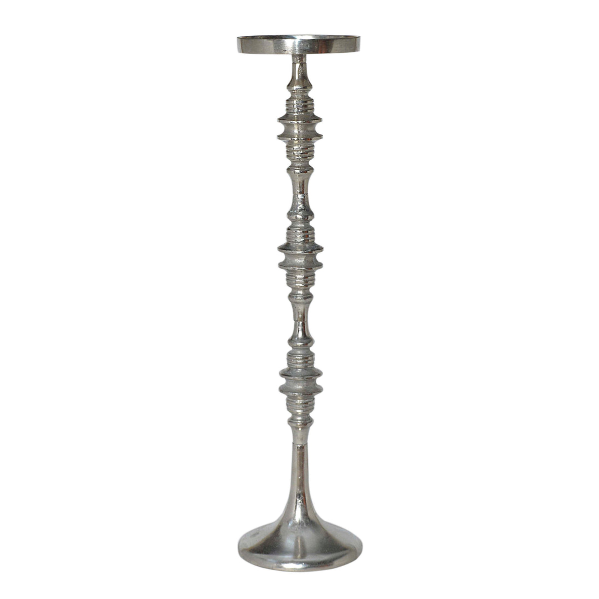 OUTLET Candle holder ALU RAW/NI 13x13x55