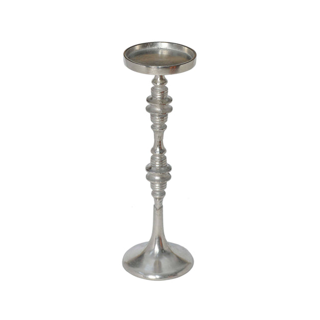 OUTLET Candle holder ALU RAW/NI 12x12x42