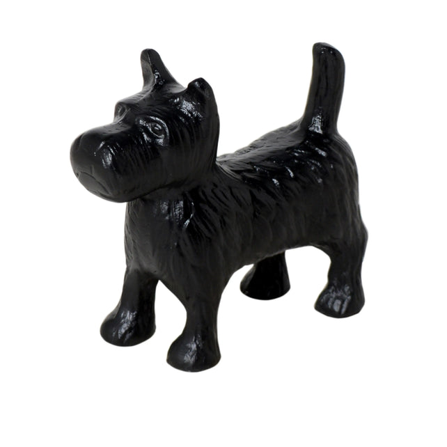 Decorative dog ALU RAW/MATTBLACK 20x8x18