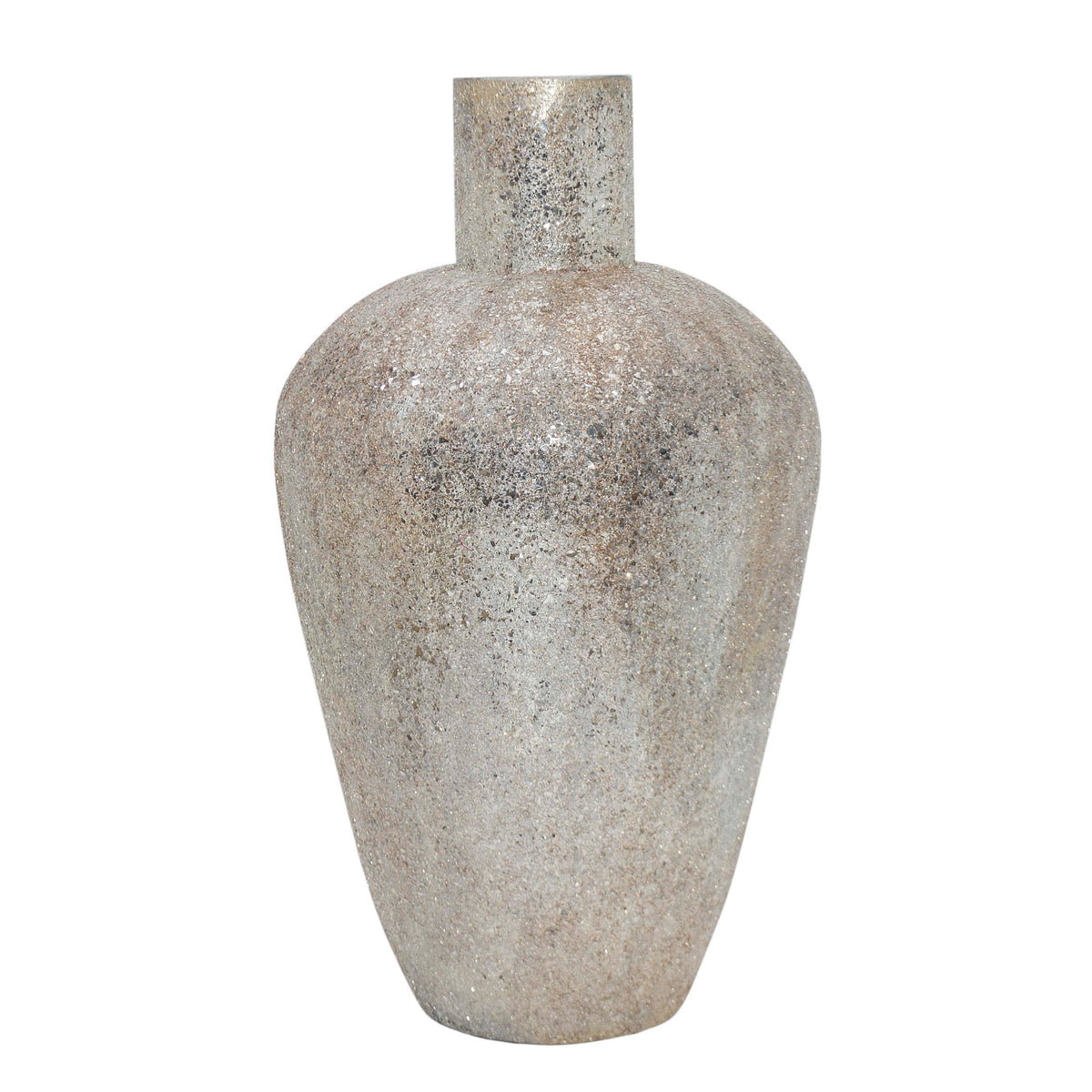 Vase champagnegold mosaic IR 52x52x89