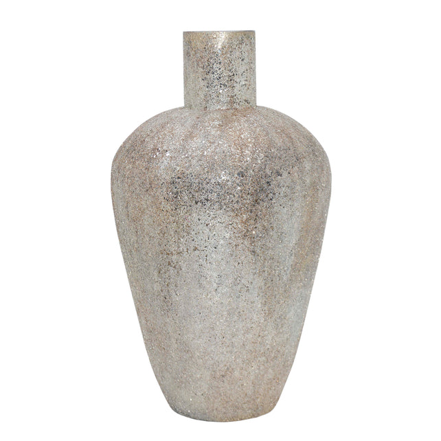 Vase champagnegold mosaic IR 52x52x89