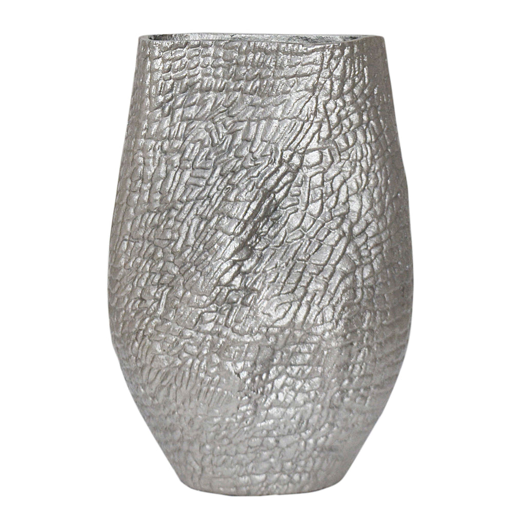 Vase ALU RAW/NEWPEWTER 20x18x31