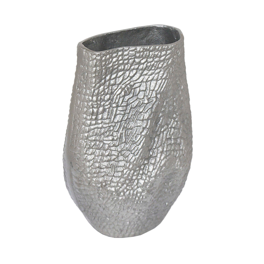 Vase ALU RAW/NEWPEWTER 20x18x31