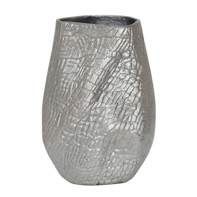 Vase ALU RAW/NEWPEWTER 18x16x25