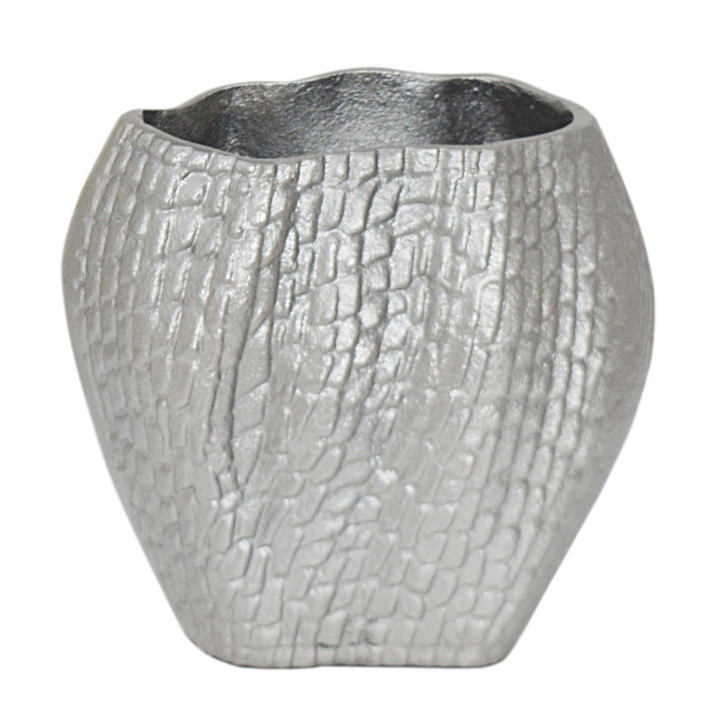 Vase ALU RAW/NEWPEWTER 20x13x19