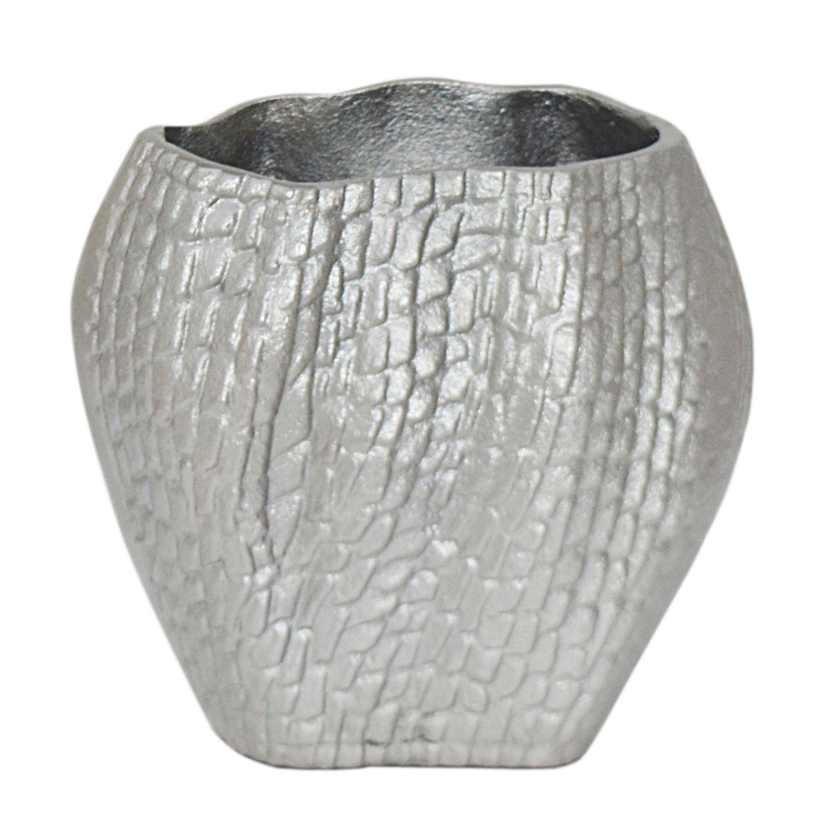 Vase ALU RAW/NEWPEWTER 20x13x19