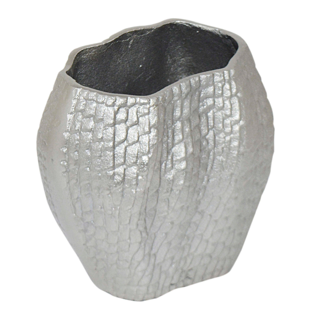Vase ALU RAW/NEWPEWTER 20x13x19