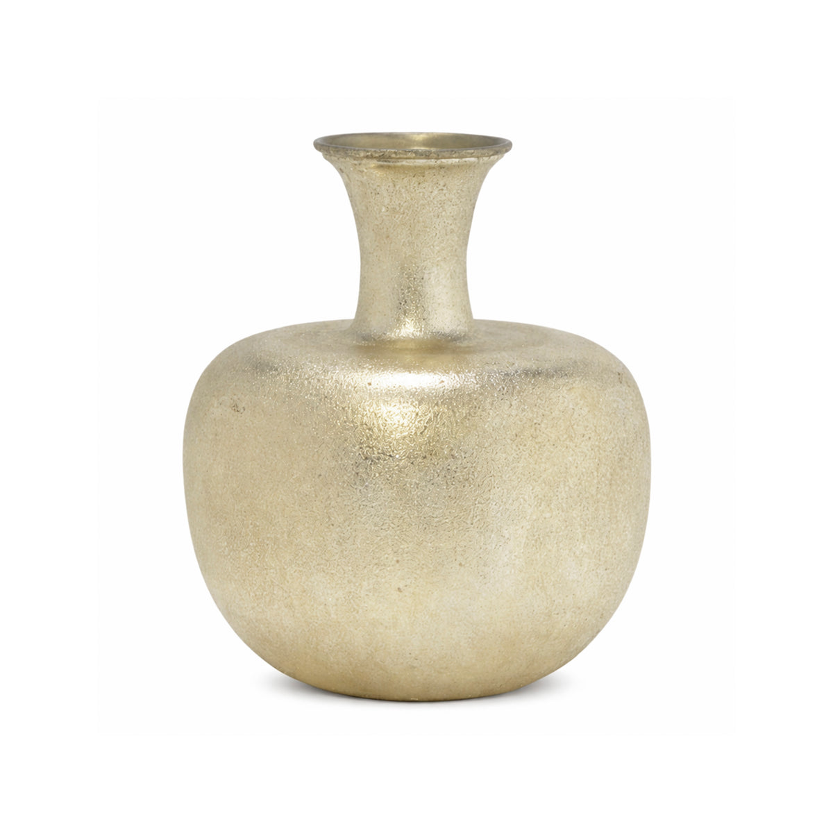 Vase w/neck IR/COTTONSILVER 29x29x34