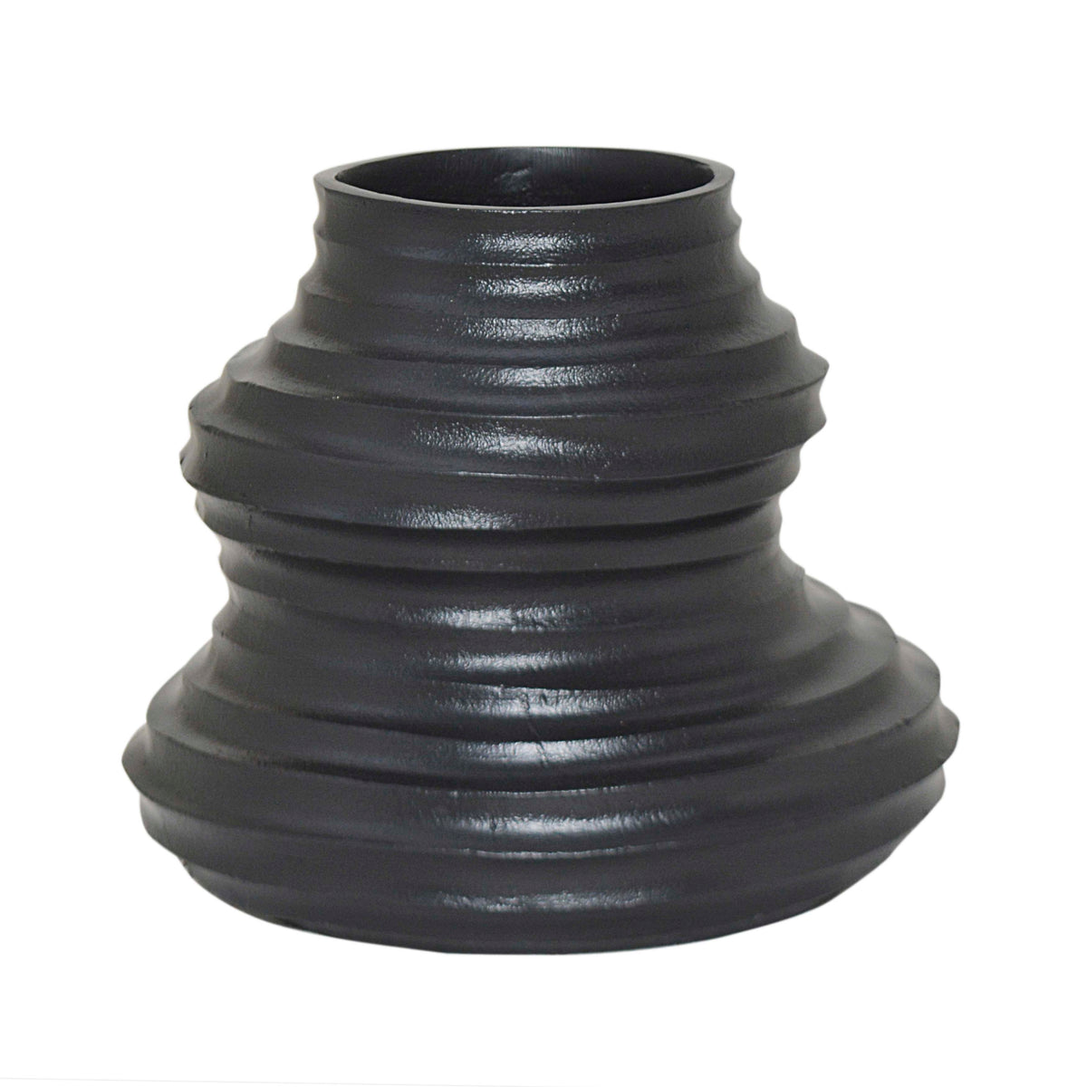Vase ALU/MATTBLACK 27x27x23