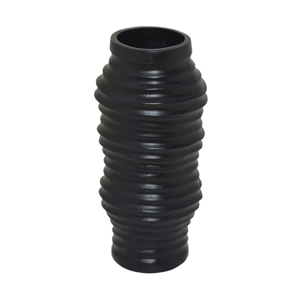 Vase ALU/MATTBLACK 15x15x35
