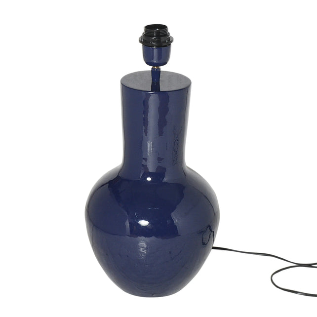 Table lamp indigo enamel IR 25x25x48