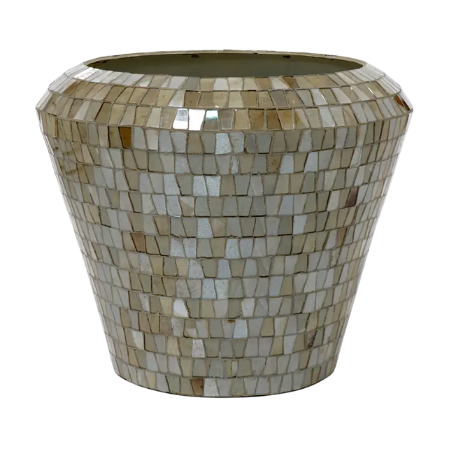 Vase natural mosaic IR/NATURAL 31x31x28