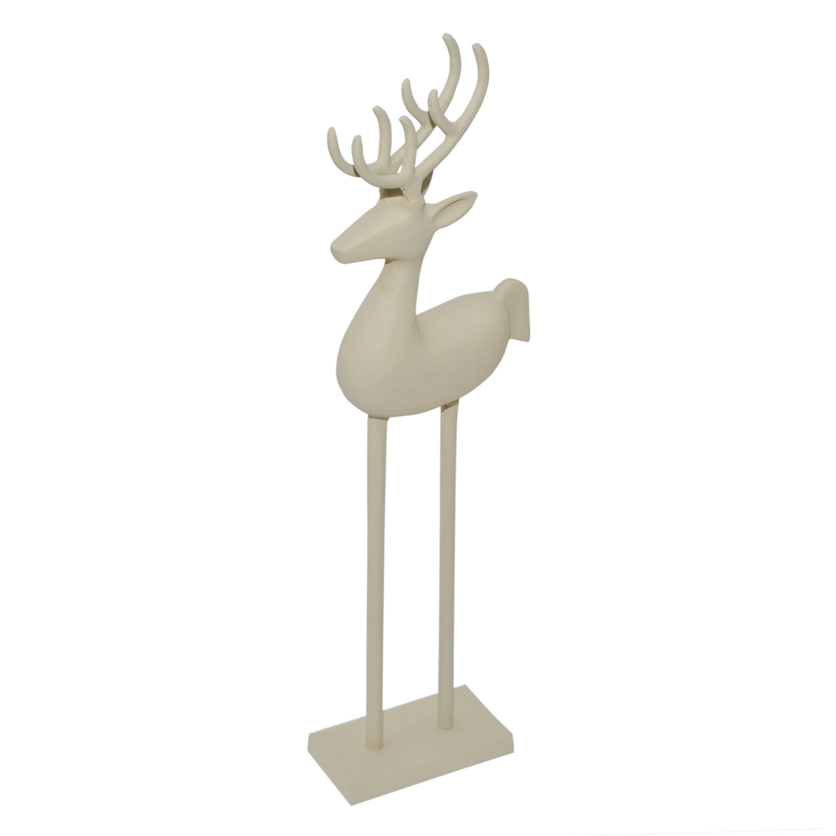 Decoratief hert RUDY 18x8x63cm zand