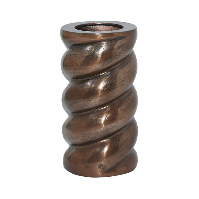 Vase LOES 19x18x36cm metallic brown