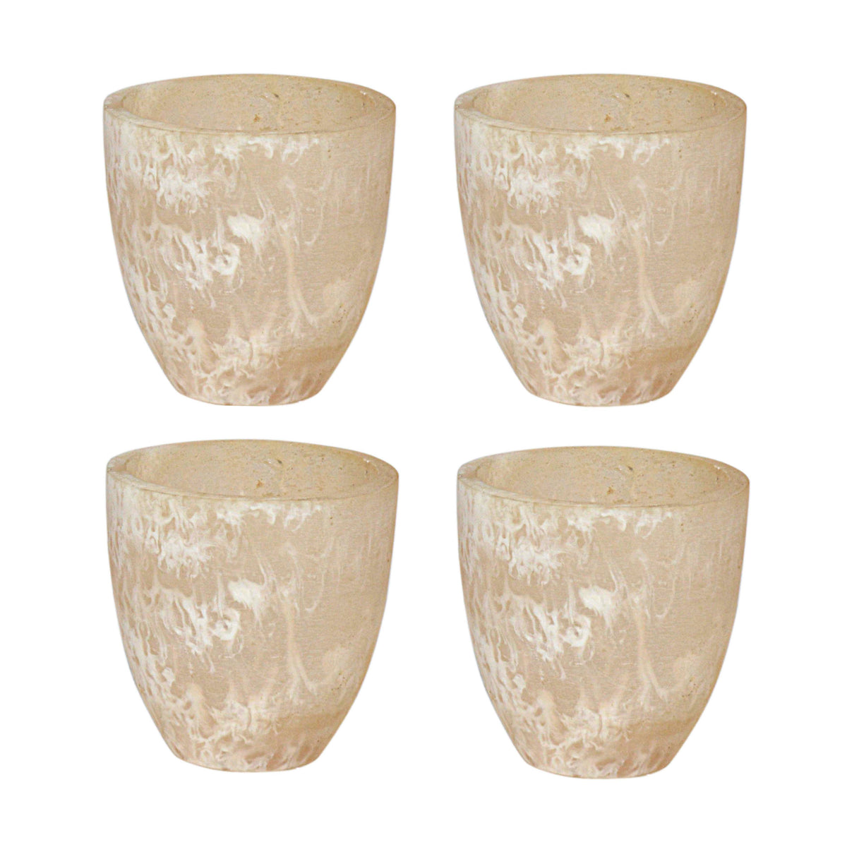 Vaas JESSIE set/4 Ø8x8cm ivoor