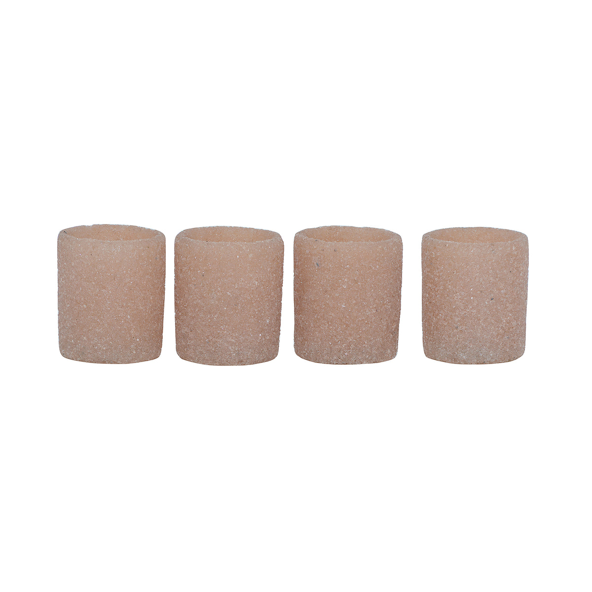 Votive ALICE set/4 Ø8x9cm peach